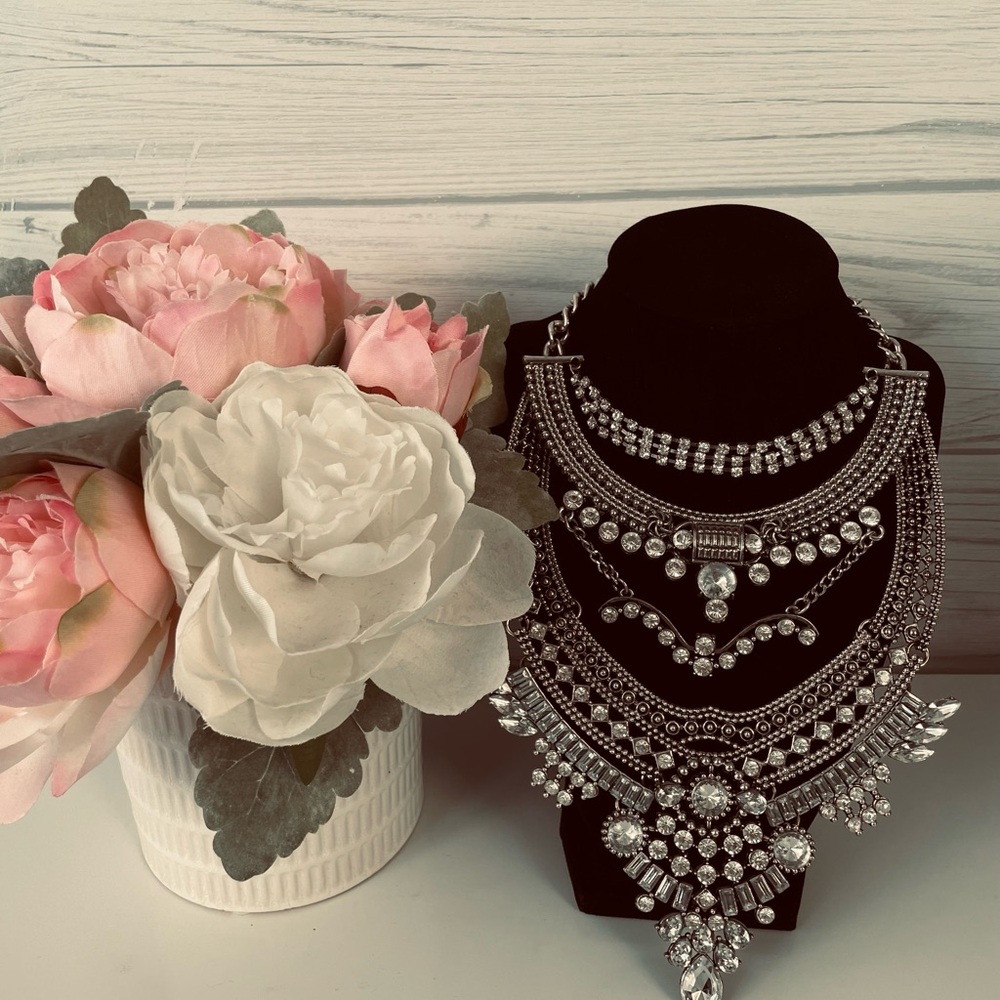 Mesmerizing Oversized Silver Plated Bohemian Stat… - image 1